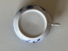 画像12: ブルートランスファー パンジー柄 デジュネ カップ＆ソーサー ＃1〖202503-34〗 (12)