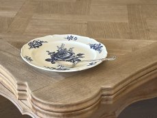 画像21: HBCM モントロー ブルーローズのブーケ 花リム デザート皿 22cm #4 [202506−70] (21)
