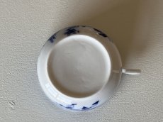 画像13: ブルートランスファー パンジー柄 デジュネ カップ＆ソーサー ＃2〖202503-35〗 (13)