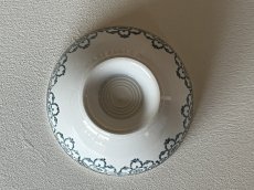 画像9: カフェオレボウル クレイユエモントロー プチボル グリーン お花のスワッグ柄 Bランク〖202503-37〗 (9)