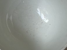 画像6: クレイユエモントロー ブルートランスファー お花柄 デジュネカップ 口径14cm〖202503-44〗 (6)