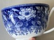 画像23: クレイユエモントロー ブルートランスファー お花柄 デジュネカップ 口径14cm〖202503-44〗 (23)