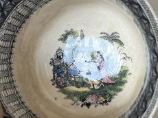 画像6: アンティーク  グリザイユに色付けされた ショコラカップ 口径11cm〖202503-45〗 (6)