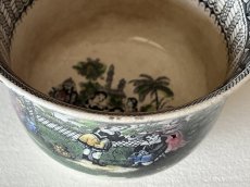 画像10: アンティーク  グリザイユに色付けされた ショコラカップ 口径11cm〖202503-45〗 (10)