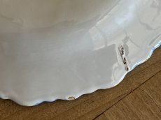 画像18: 18世紀 フランス南西 白釉 手描き ブルーの小花と虫柄 プレート [202506−95] (18)