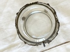 画像6: フランスアンティーク ベベル  面取りガラス 円すい リボンガーランド ボンボニエール [202507-15]     (6)