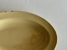 画像2: ☆ギャルリーイデコ☆ APT アプト窯 黄釉 オーバルプレート 30cm〖202410−008〗 (2)