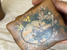画像14: フランスアンティーク オリーブの木箱 モシュリンヌ ニースの海岸沿い [202507-17] (14)