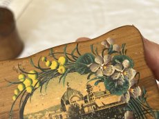 画像15: フランスアンティーク オリーブの木箱 モシュリンヌ ニースの海岸沿い [202507-17] (15)