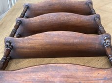 画像11: フランスアンティーク ナポレオン3世 焦げ茶のシェルフ 高さ70cm[202507-18] (11)