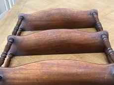 画像12: フランスアンティーク ナポレオン3世 焦げ茶のシェルフ 高さ70cm[202507-18] (12)