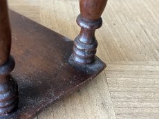 画像17: フランスアンティーク ナポレオン3世 焦げ茶のシェルフ 高さ70cm[202507-18] (17)
