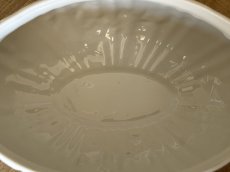 画像4: イタリア モダンセラミック オーバル テリーヌ 白いスーピエール [202507-20] (4)