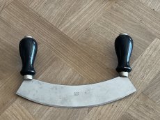 画像1: イタリアヴィンテージ ハーブ刻み用ナイフ INOX [202507-21] (1)