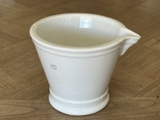 画像4: フランスアンティーク 白いポーセリン 大型 ファーマシーのモルティエ 乳鉢乳棒 GDV [202507-24] (4)