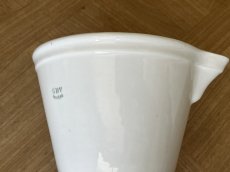 画像17: フランスアンティーク 白いポーセリン 大型 ファーマシーのモルティエ 乳鉢乳棒 GDV [202507-24] (17)