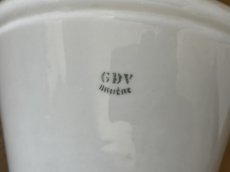 画像18: フランスアンティーク 白いポーセリン 大型 ファーマシーのモルティエ 乳鉢乳棒 GDV [202507-24] (18)