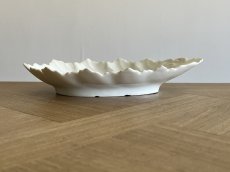 画像13:  アカンサスの葉 白いポーセリン レリーフ ラヴィエ [202507-29] (13)