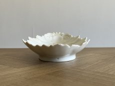画像15:  アカンサスの葉 白いポーセリン レリーフ ラヴィエ [202507-29] (15)