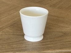 画像4: ポ・ア・クレーム 白いポーセリン 蓋付きデザートカップ ＃1 [202507-51] (4)