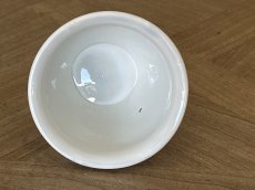 画像7: クレイユエモントロー 白いジャムポット 高さ7.8cm [202507-56] (7)