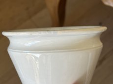 画像11: クレイユエモントロー 白いジャムポット 高さ7.8cm [202507-56] (11)