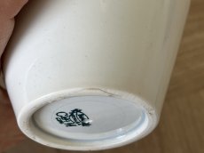 画像14: クレイユエモントロー 白いジャムポット 高さ7.8cm [202507-56] (14)