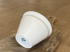 画像16: クレイユエモントロー 白いジャムポット 高さ7.8cm [202507-56] (16)