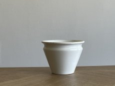 画像19: クレイユエモントロー 白いジャムポット 高さ7.8cm [202507-56] (19)