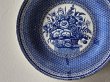 画像3: CREIL クレイユ インディゴカラー お花のコンポジション柄 メインプレート ＃2〖202410-54〗 (3)