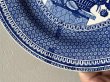 画像10: CREIL クレイユ インディゴカラー お花のコンポジション柄 メインプレート ＃2〖202410-54〗 (10)