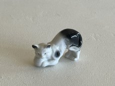 画像15: ドイツ アンティーク ポーセリン製ねこ2個セット〖202410-010〗 (15)
