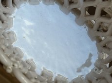 画像9: マリコルヌ窯 エミールテシエ 葡萄レリーフ パニエ風 コルベイユ オーバル [202507-62] (9)