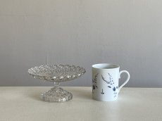 画像19: プレスガラスの小さめのコンポティエ 直径16.3cm〖202410−13〗 (19)