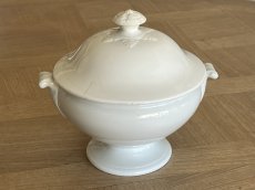 画像28: NIDERVILLER ニーデルヴィレー 小さめの 白いスーピエール 幅20.5cm [202507-64] (28)
