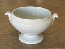 画像5: NIDERVILLER ニーデルヴィレー 小さめの 白いスーピエール 幅20.5cm [202507-64] (5)