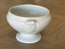 画像6: NIDERVILLER ニーデルヴィレー 小さめの 白いスーピエール 幅20.5cm [202507-64] (6)