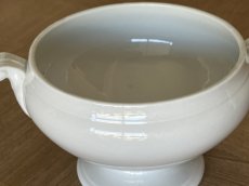 画像11: NIDERVILLER ニーデルヴィレー 小さめの 白いスーピエール 幅20.5cm [202507-64] (11)