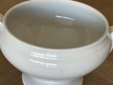 画像12: NIDERVILLER ニーデルヴィレー 小さめの 白いスーピエール 幅20.5cm [202507-64] (12)