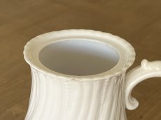 画像14: サルグミンヌ 白いポーセリン 螺旋レリーフ コーヒーポット [202507-66] (14)