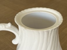 画像15: サルグミンヌ 白いポーセリン 螺旋レリーフ コーヒーポット [202507-66] (15)