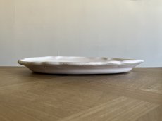 画像14: 19世紀 ムスティエ 白釉 オーバルプレート AB [202507-68] (14)
