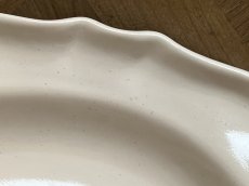 画像8: 18世紀 ムスティエ 白釉 オーバルプレート 37cm [202507-69] (8)