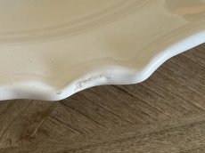 画像10: 18世紀 ムスティエ 白釉 オーバルプレート 37cm [202507-69] (10)