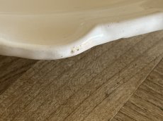 画像11: 18世紀 ムスティエ 白釉 オーバルプレート 37cm [202507-69] (11)