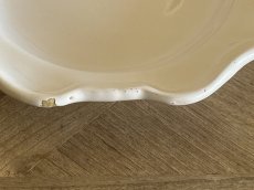 画像12: 18世紀 ムスティエ 白釉 オーバルプレート 37cm [202507-69] (12)
