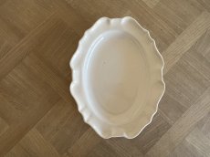 画像27: 18世紀 ムスティエ 白釉 オーバルプレート 37cm [202507-69] (27)