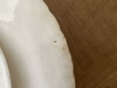 画像16: SALINS バルボティーヌ いちご 白いレリーフ皿 ダメージ [202507-35] (16)