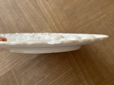 画像22: SALINS バルボティーヌ いちご 白いレリーフ皿 ダメージ [202507-35] (22)