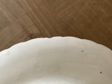 画像23: SALINS バルボティーヌ いちご 白いレリーフ皿 ダメージ [202507-35] (23)
